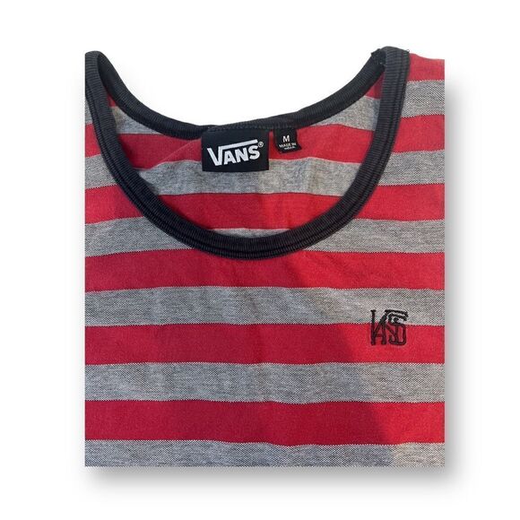 Vans Striped Tank Top Size Medium - Picture 2 of 4